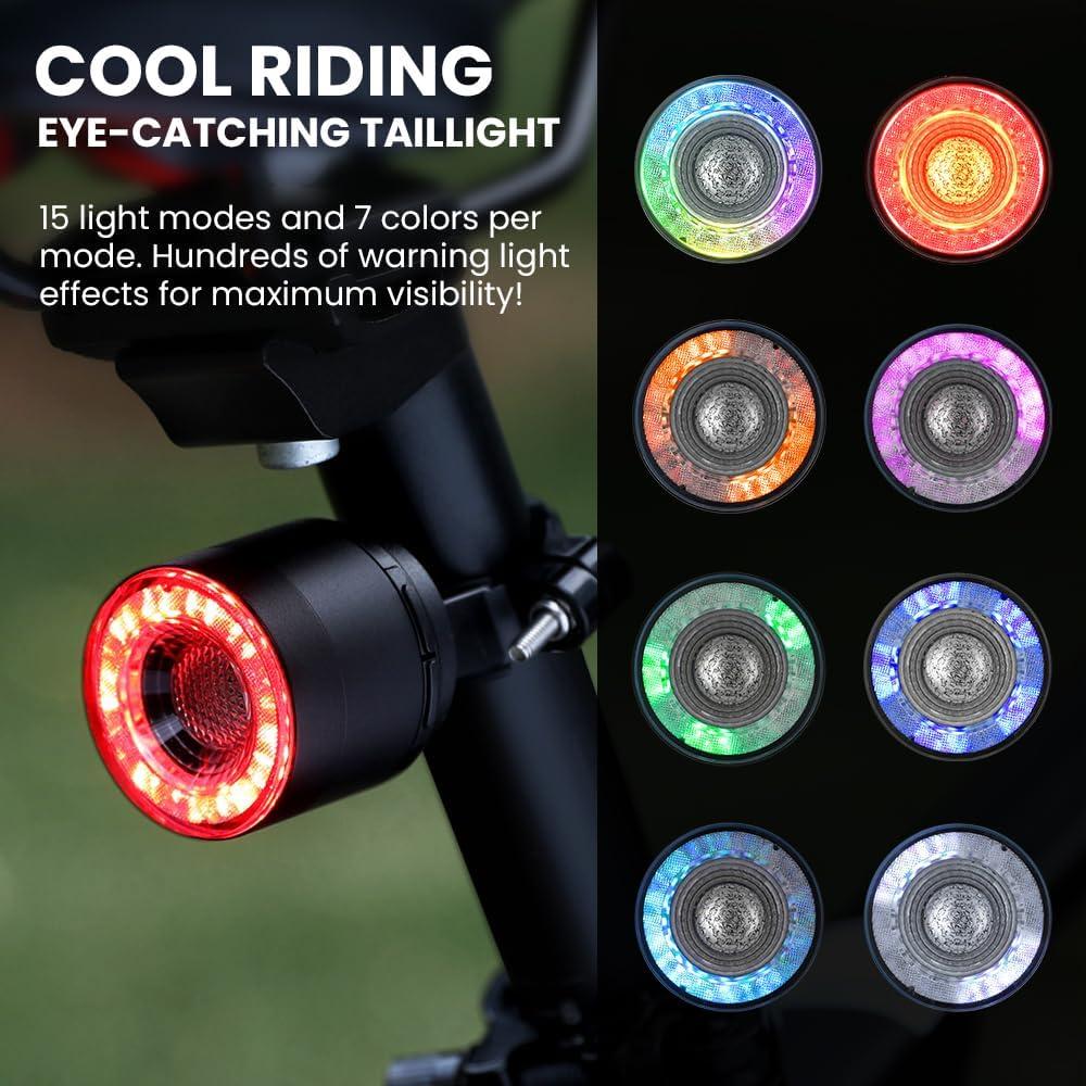 Luz Trasera para Bicicleta WSDCAM KS-SF34R Recargable IP65