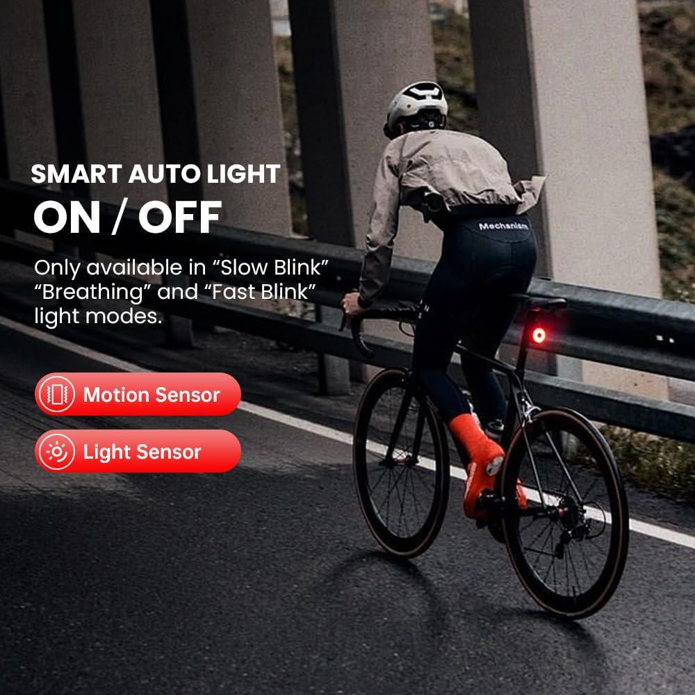 Luz Trasera para Bicicleta WSDCAM KS-SF34R Recargable IP65