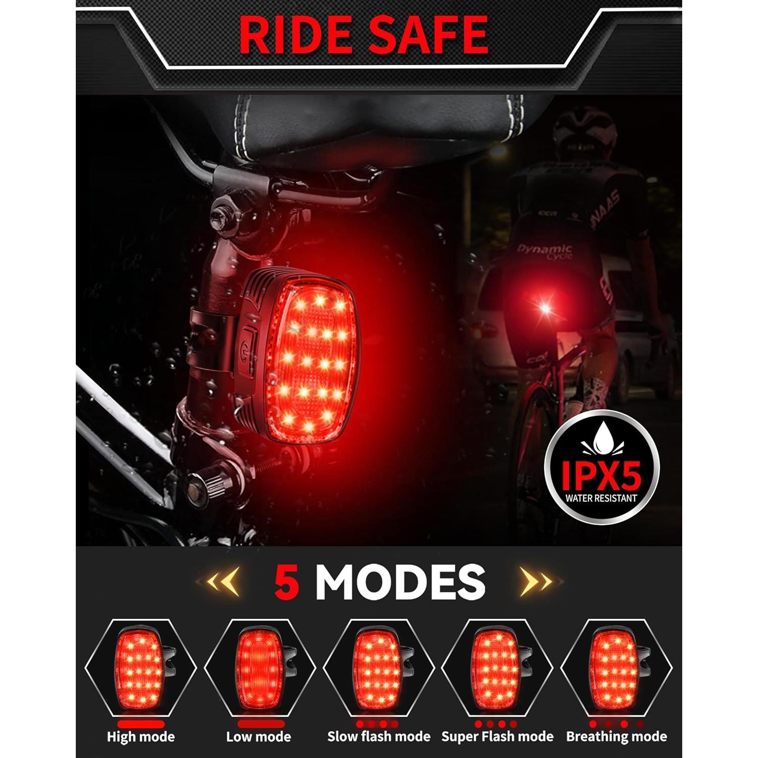 Faro de Bicicleta DARKBEAM DB05 Recargable USB-C 4000LM