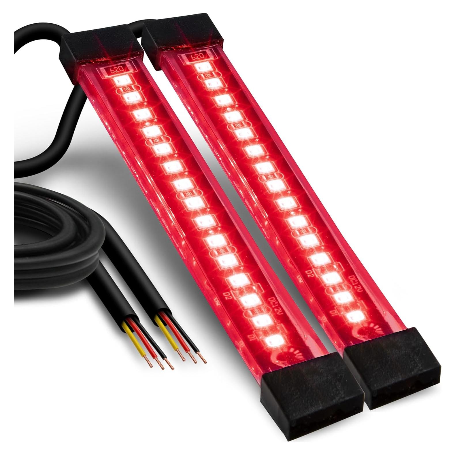 Tira de Luz LED Roja 5" ONLINE LED STORE para Motocicleta