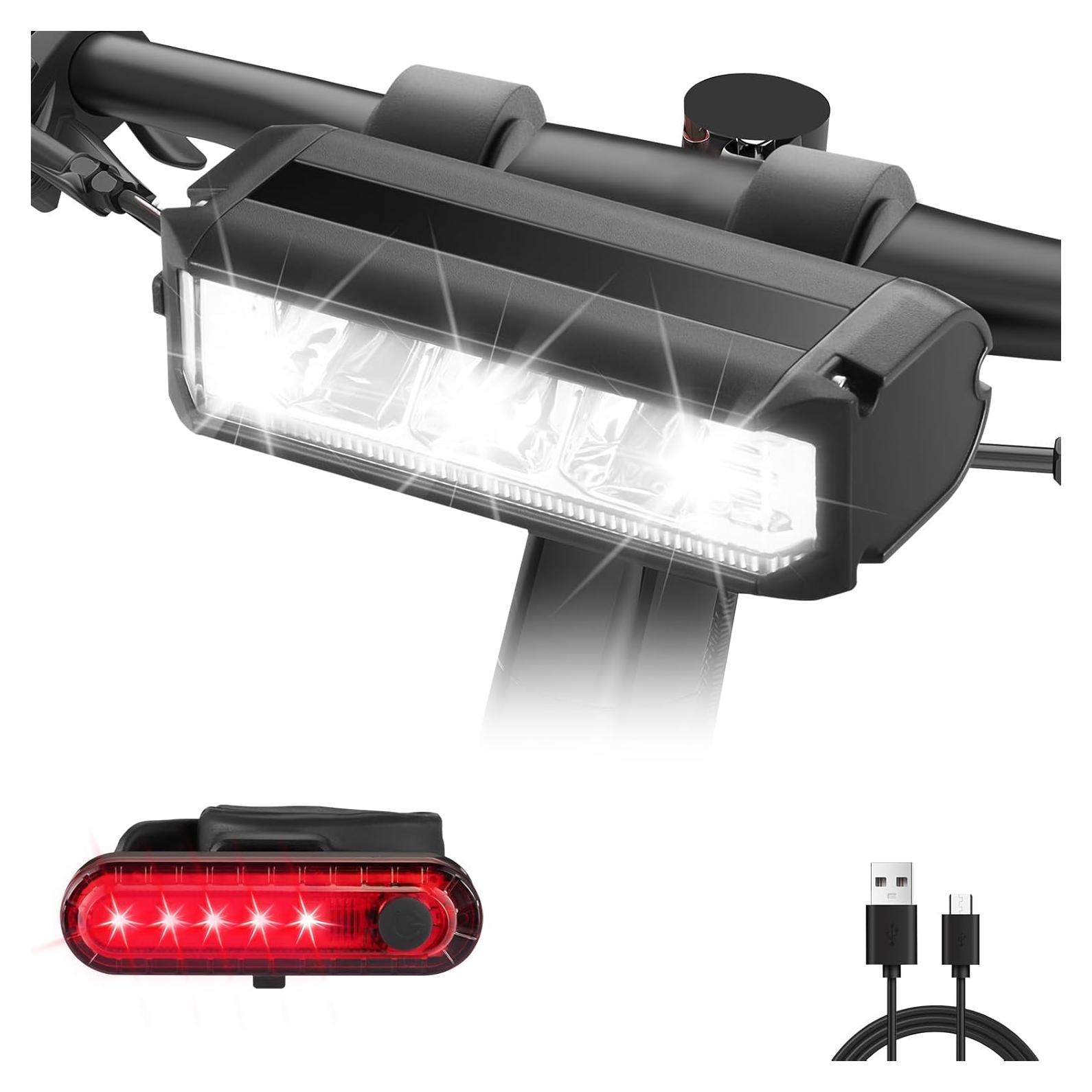 Luz de Bicicleta Mooyude US-610-001 500 Lúmenes Impermeable