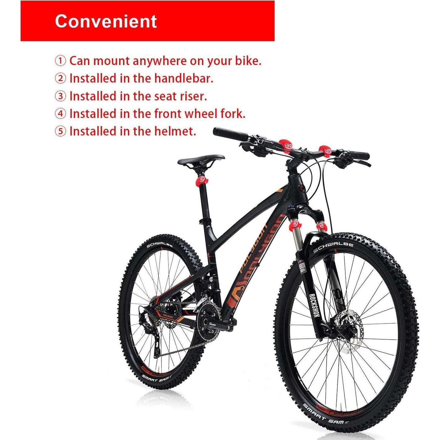 Juego de 8 Luces LED para Bicicleta Awpeye - Impermeables