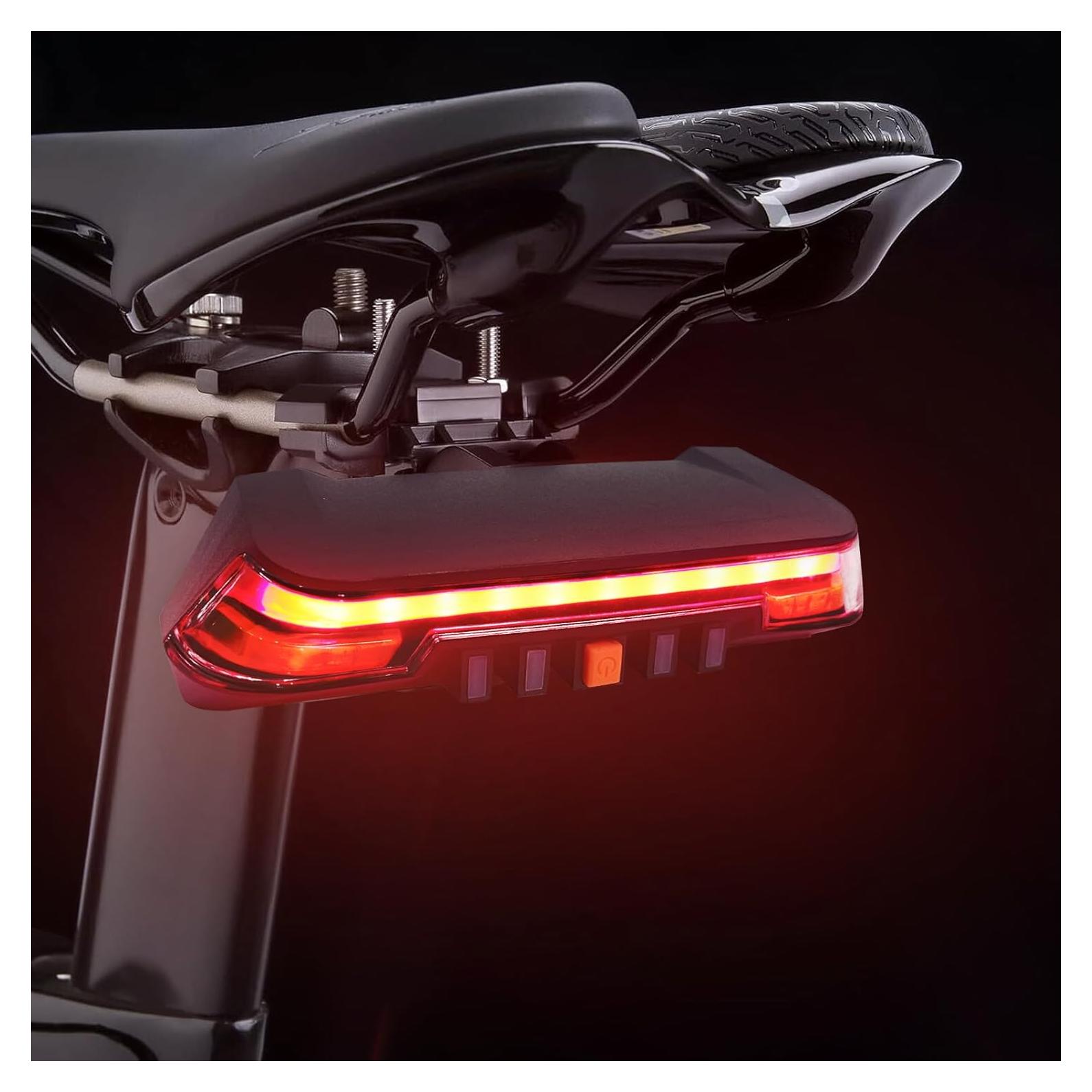 Luz Trasera Inteligente JINKEY para Bicicleta con Señales de Giro