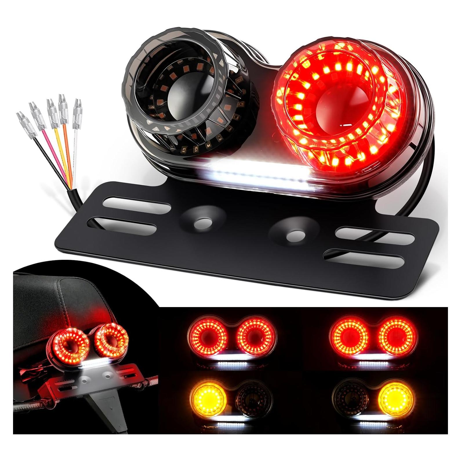 Luz Trasera LED Benlari BK-LIGHT-MTL-02-SMO 90 LEDs Impermeable