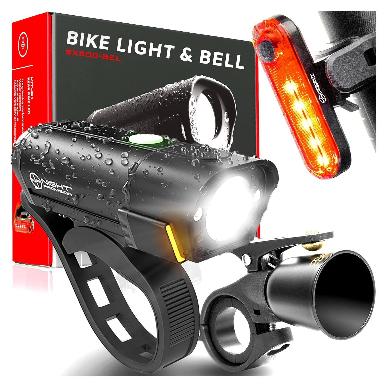 Luces de Bicicleta Delante y Detrás NP NIGHT PROVISION BX-500 540 Lúmenes