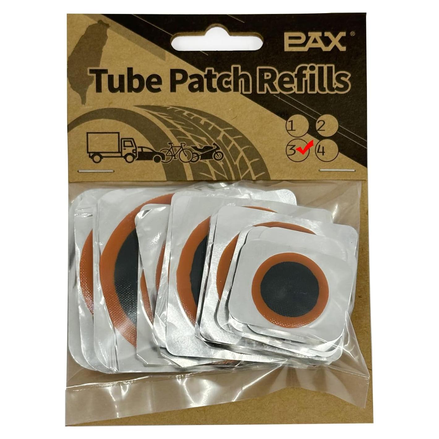 Kit de Parcheo PAX 15 Pcs para Cámara Interior - Reparación Neumáticos