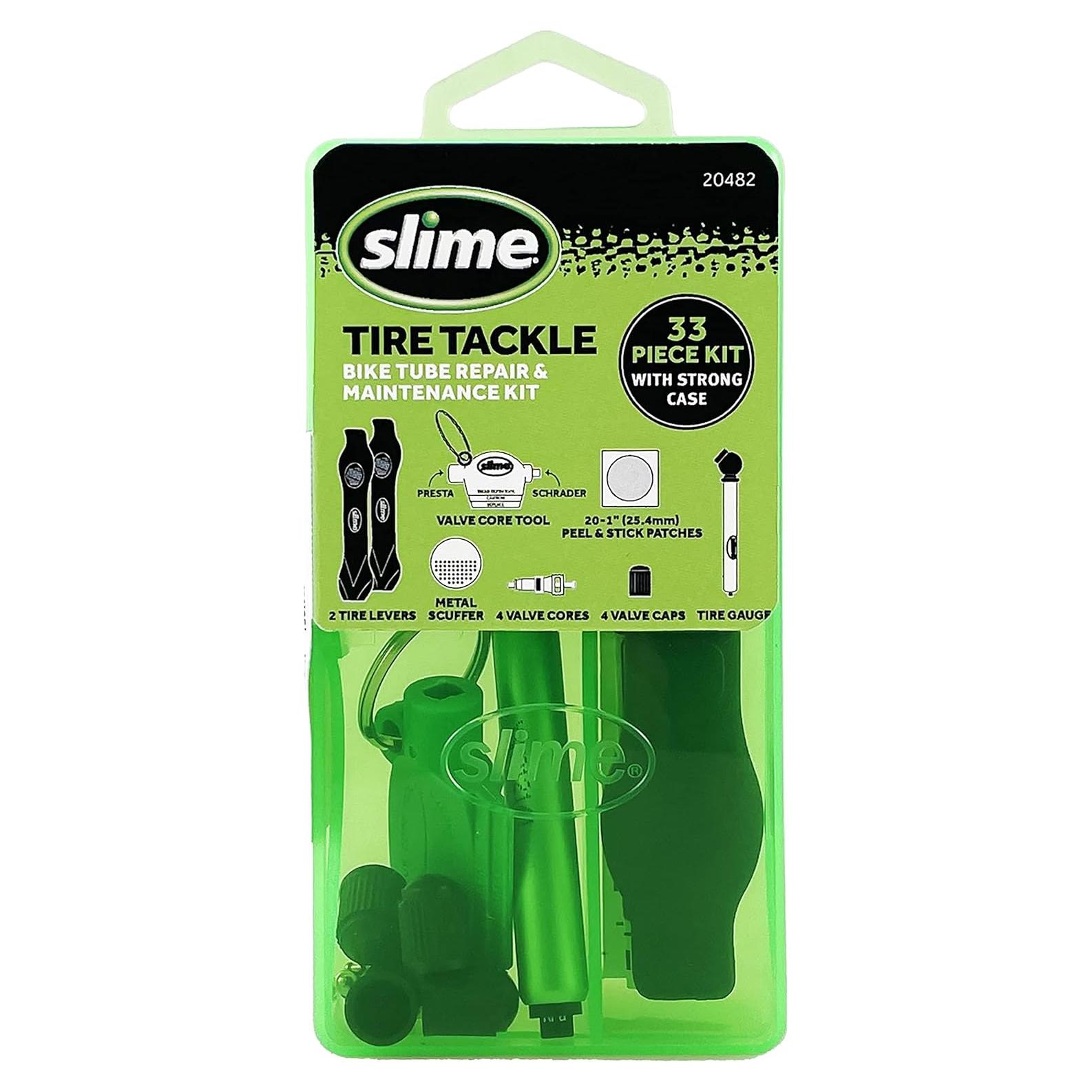 Kit de Reparación de Neumáticos Slime 20482 - 33 Piezas