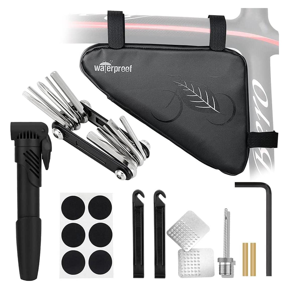 Kit de Reparación de Neumáticos de Bicicleta WOTOW 11 en 1