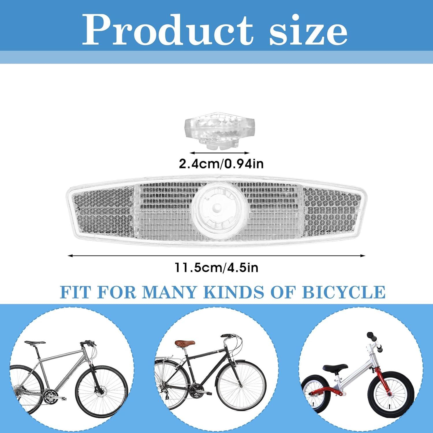 Reflectores de Rueda de Bicicleta QfwdfcTrenz 2 Pcs Reflectivos