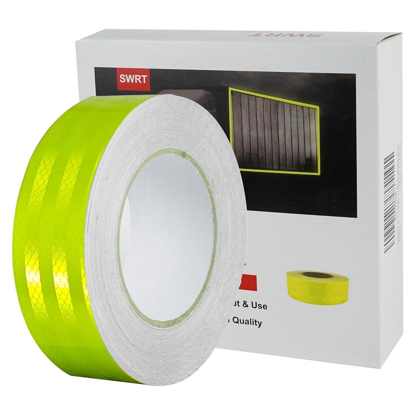 Cinta Reflectante SWRT 5.08 cm x 9.14 m Verde Fluorescente