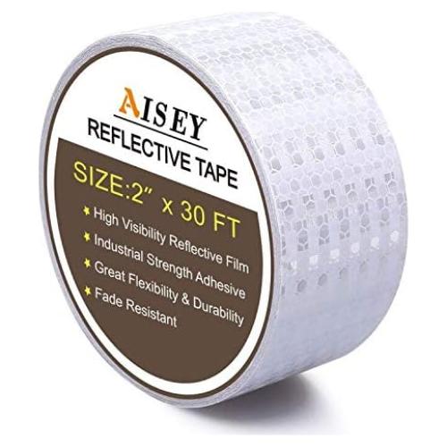 Cinta Reflectante Blanca AISEY 5.08 cm x 9.14 m Impermeable