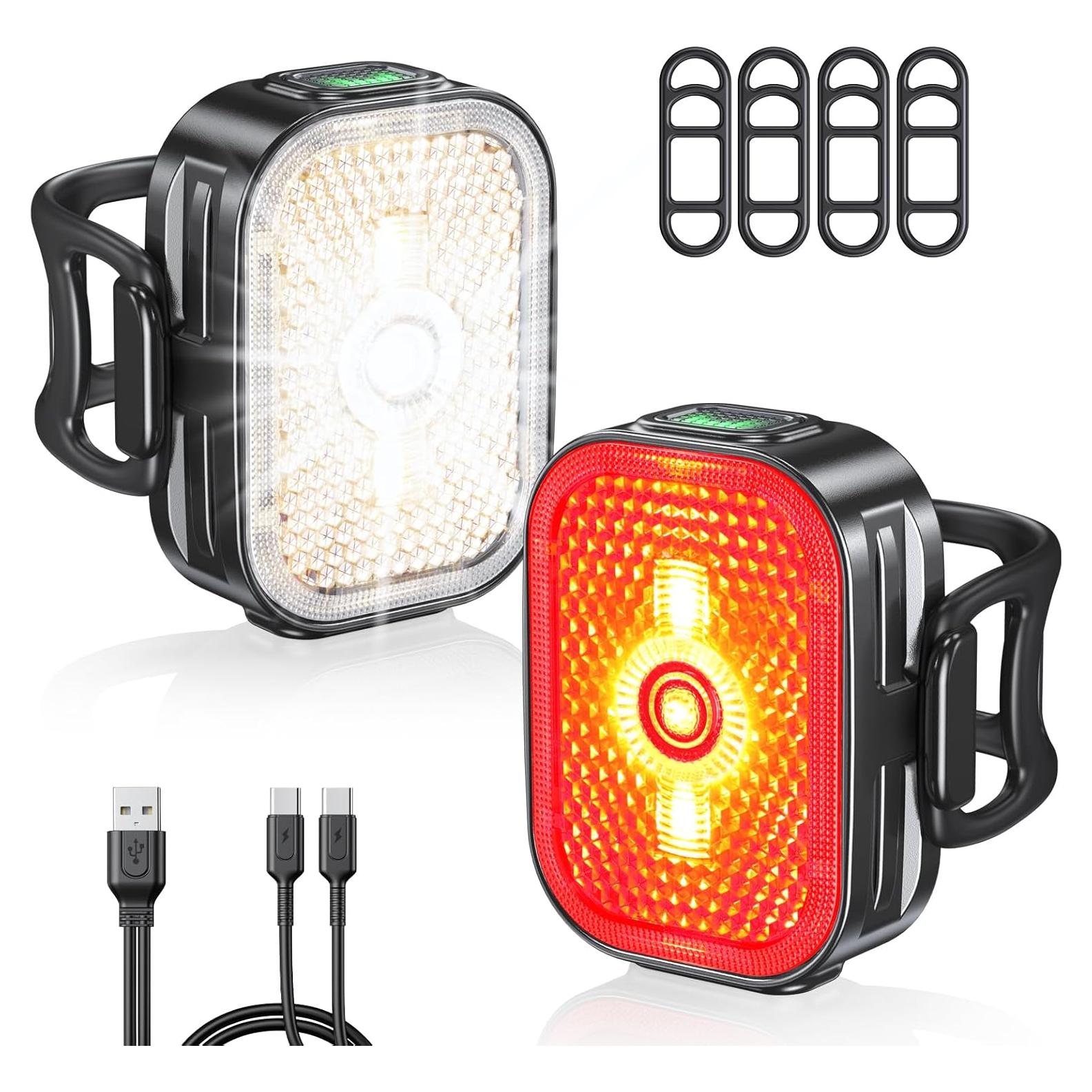Juego de Luces para Bicicleta Viccux Q11, IP65, 14 Modos