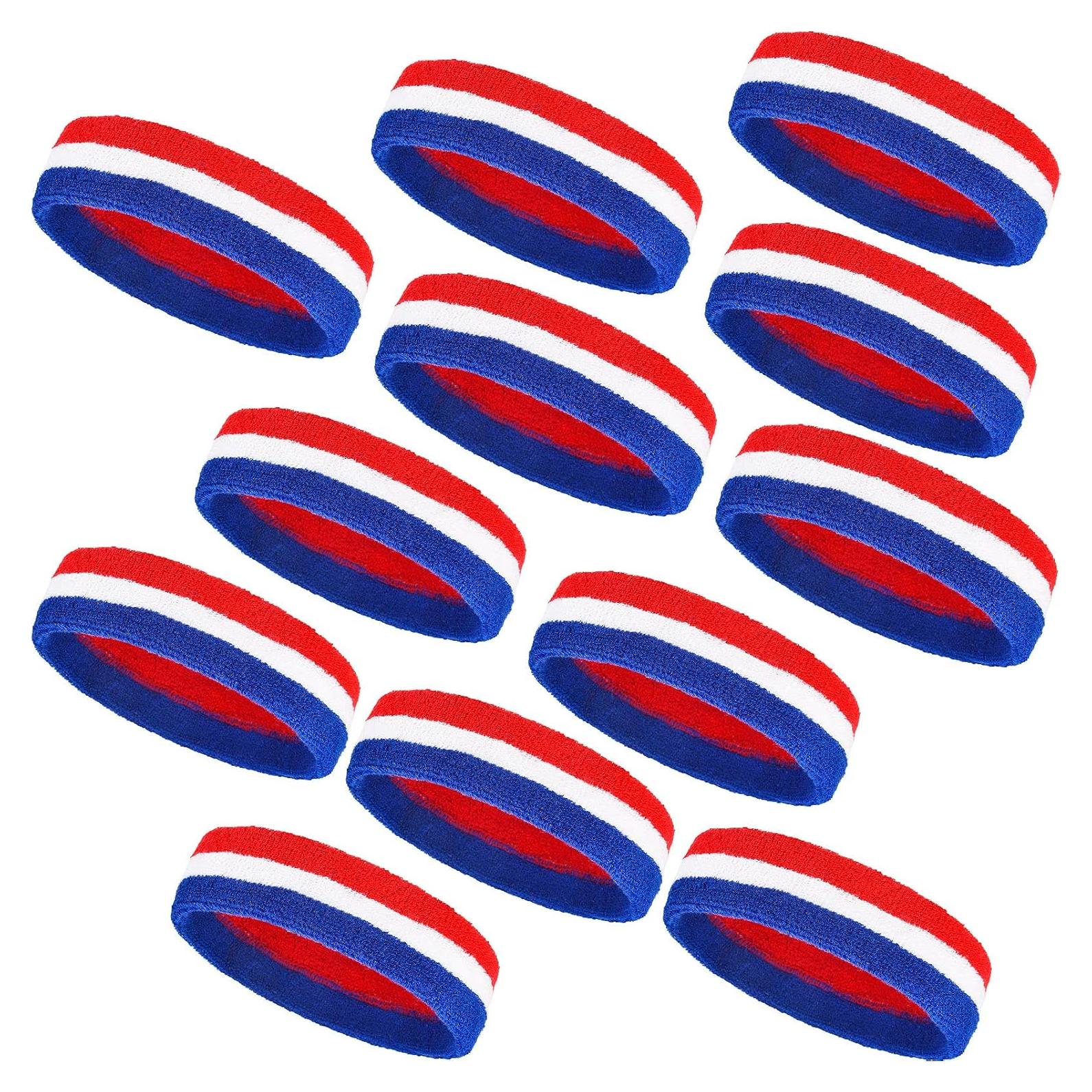 Bememo 12 Bandas para el Sudor Deportivas Unisex - Talla Única