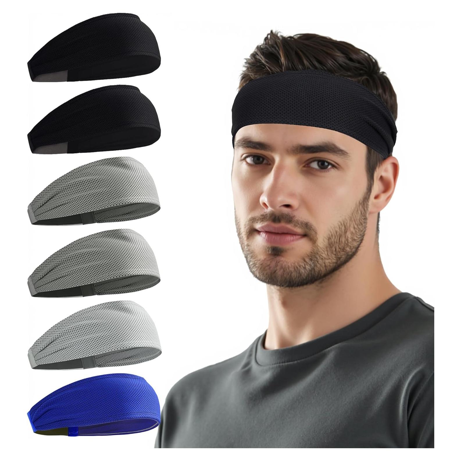 Cinta de Cabeza Deportiva Sukeen para Hombres - Enfriamiento, Antideslizante, Secado Rápido