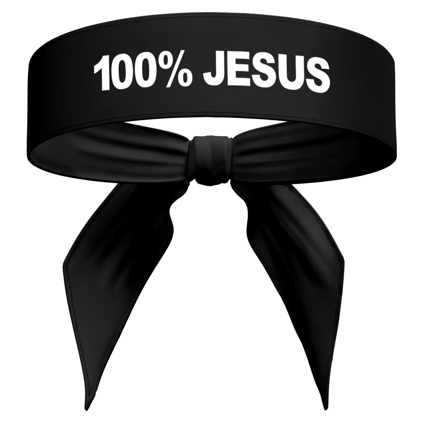 Diadema deportiva B3 U ATHLETICS 100% JESUS negra ajustable