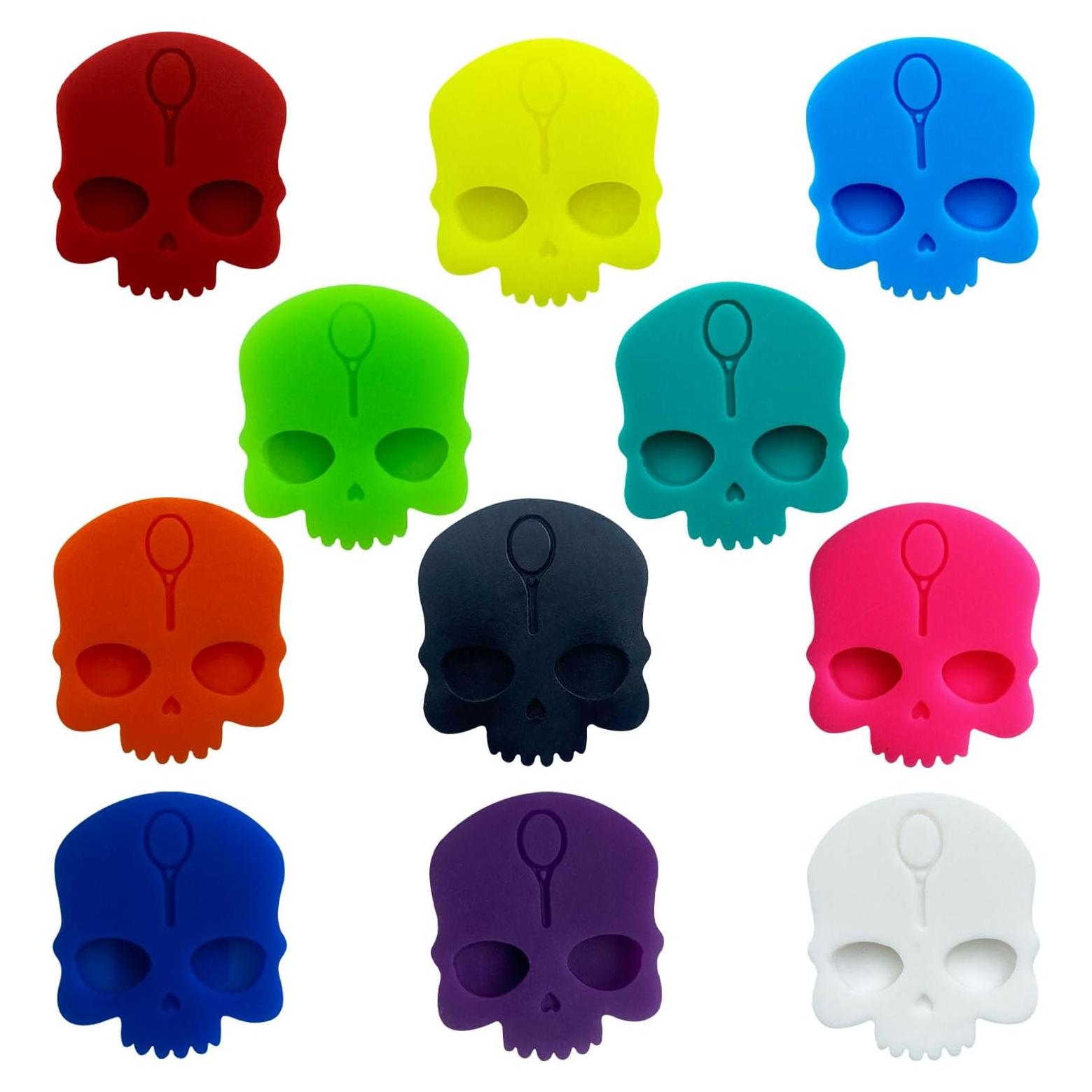 Amortiguadores de Vibración para Raquetas de Tenis Genérico - Paquete de 11 Calaveras