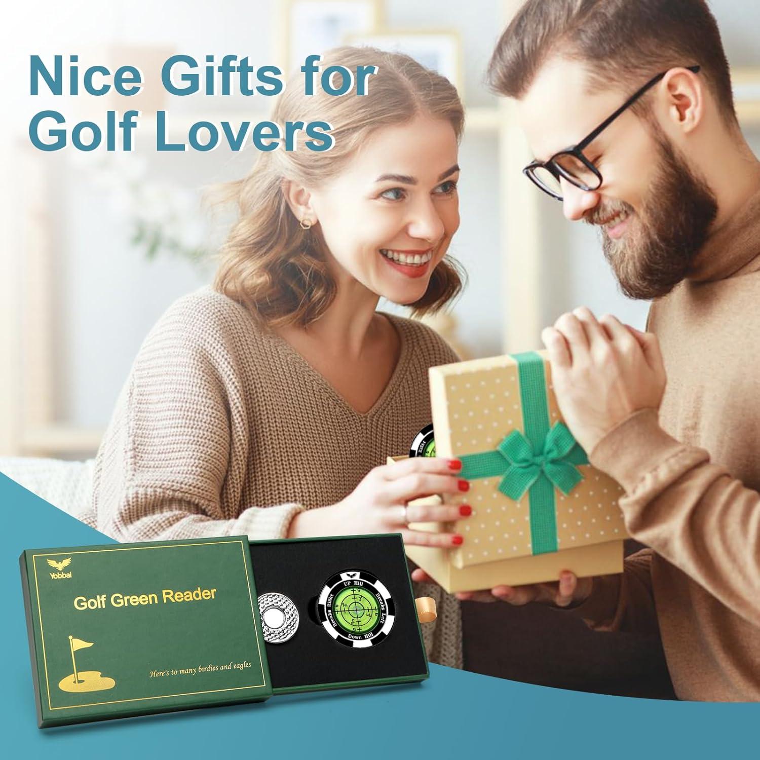 Lector de Green de Golf Yobbai Pro con Clip y Nivel de Burbuja