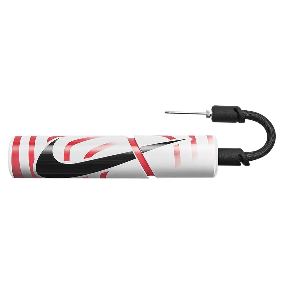 Bomba de Pelota Esencial Nike Compacta 0.45 kg Blanco/Rojo