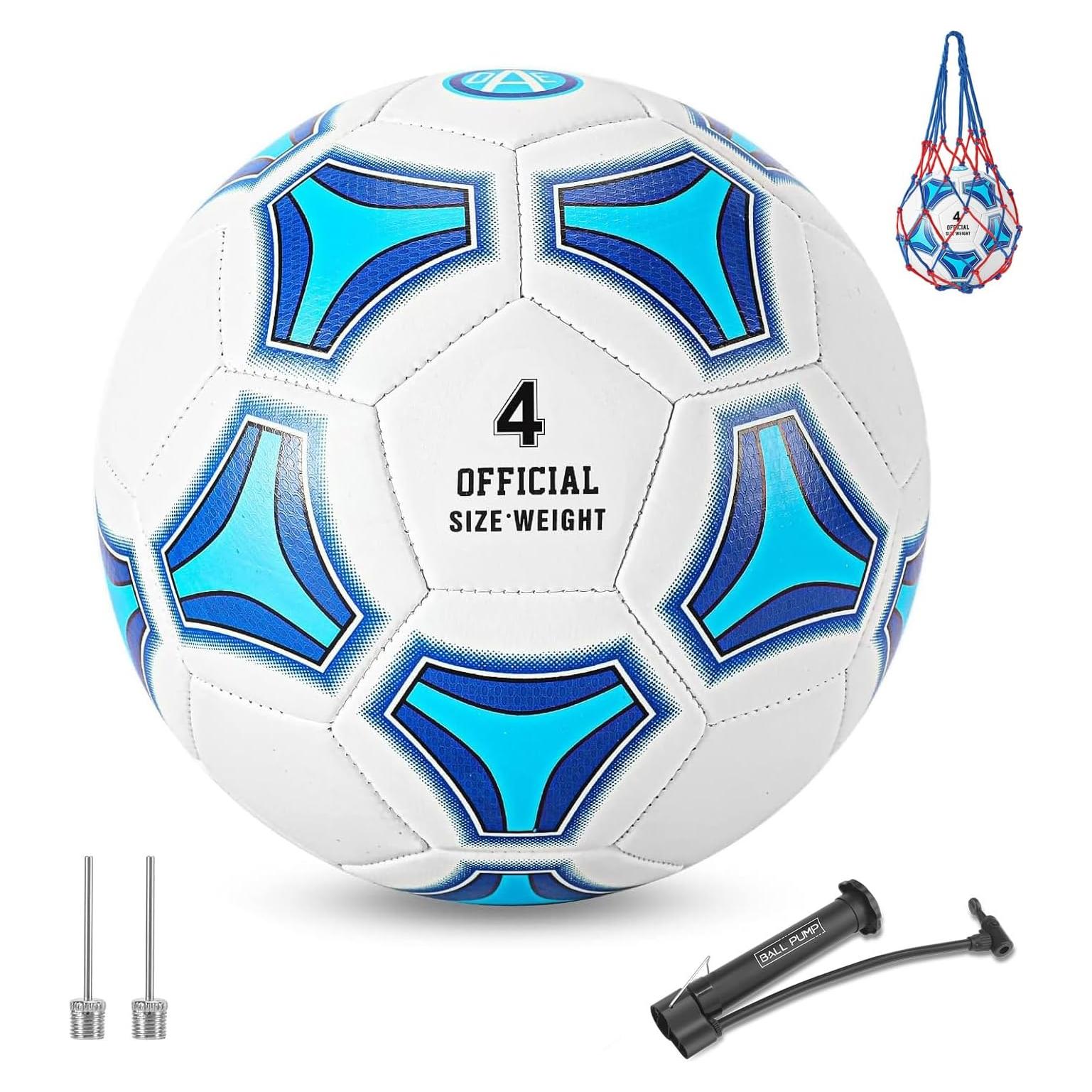 Balón de Fútbol STEEFAN Tamaño 4 Cambiante Color con Bomba