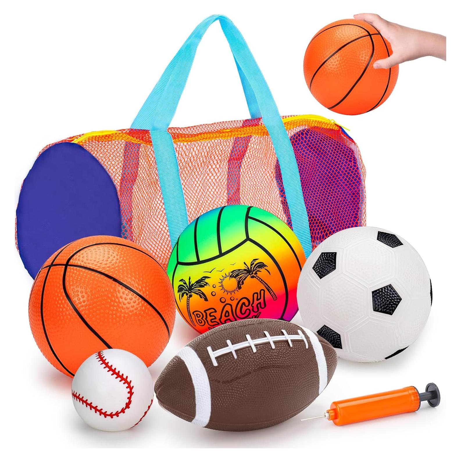 Set de 5 Pelotas Deportivas Qirptey para Niños 1-3 Años