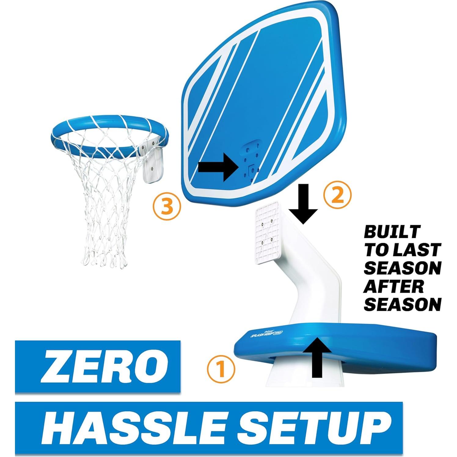 Juego de Baloncesto Acuático GoSports Splash Hoop PRO Azul