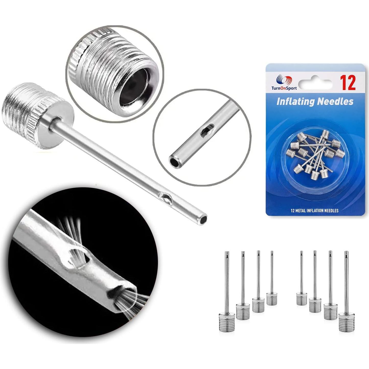 Agujas de Bomba de Baloncesto TurnOnSport - Paquete de 12