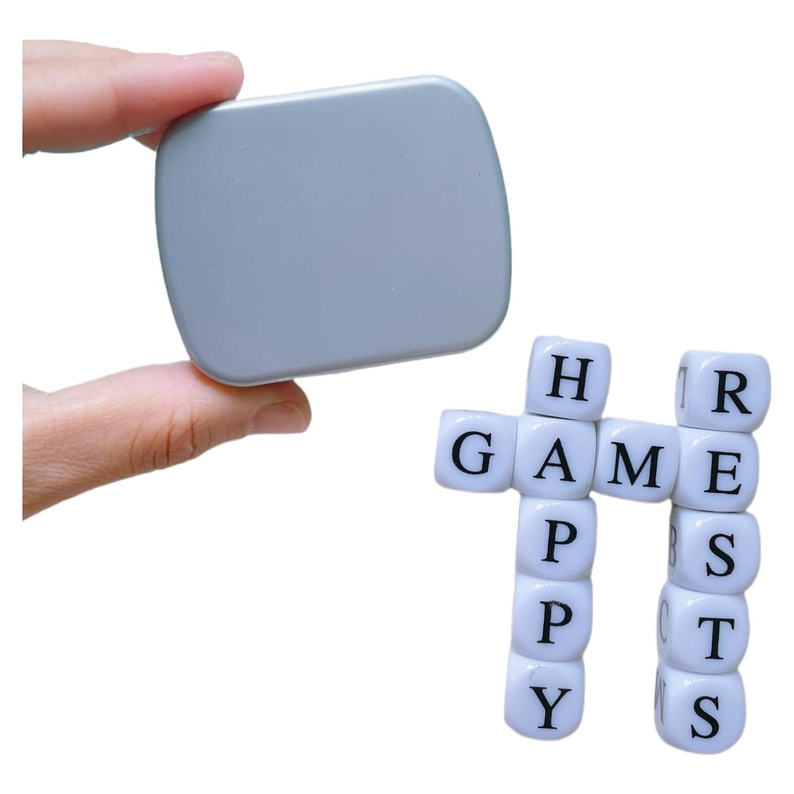 Juego de Dados de Sopa de Letras TianChenNO - 12 Letras, Viaje