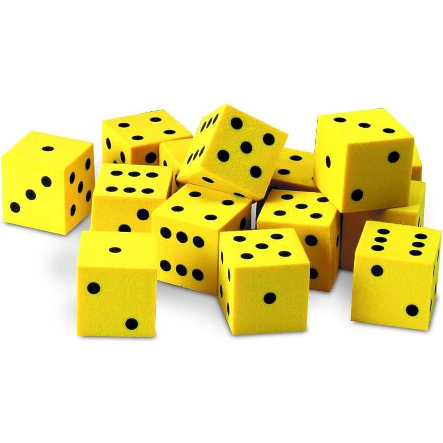 Cubeta de Dados de Puntos Suaves Learning Resources 200 Piezas