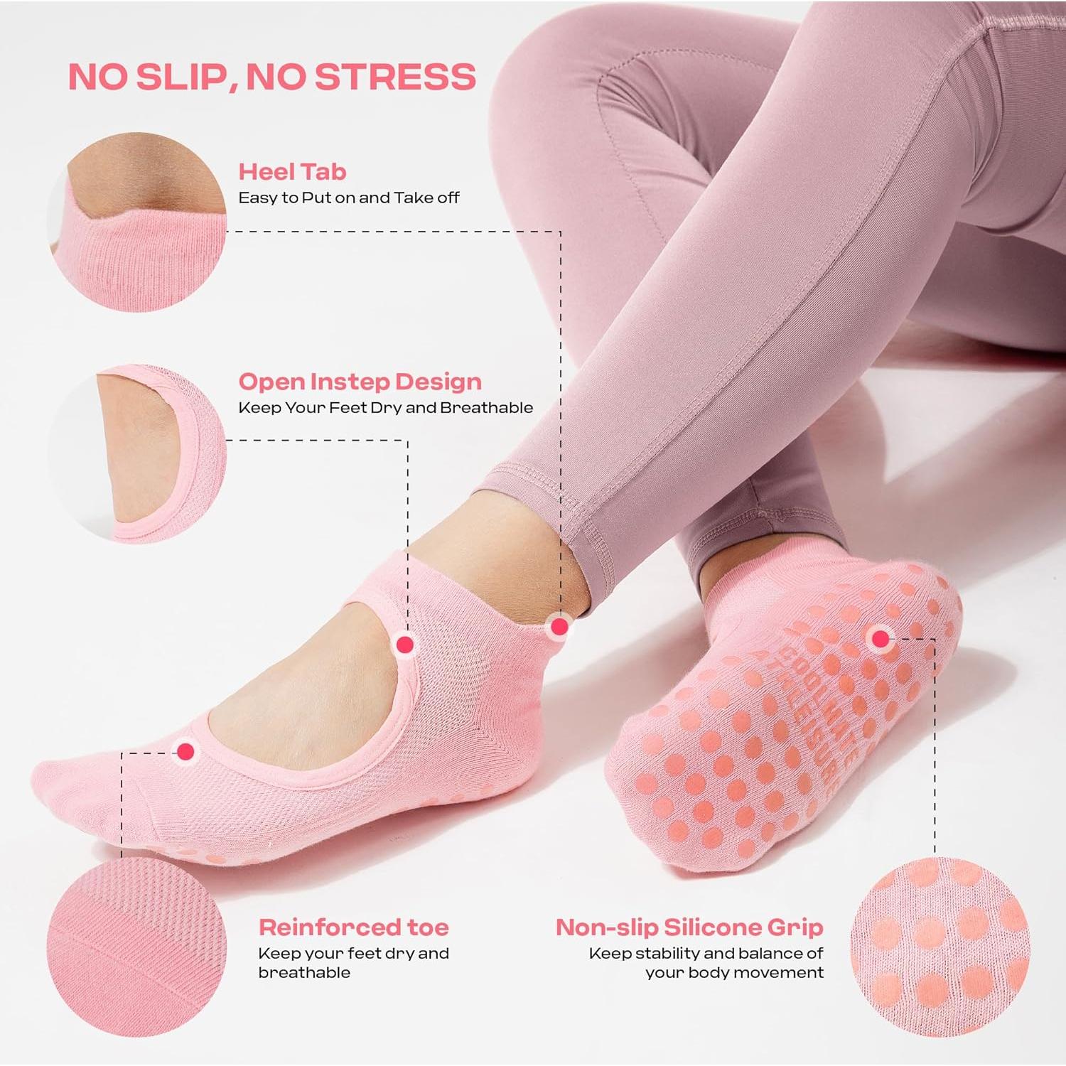 Calcetines COOLMATE Antideslizantes para Pilates y Yoga - Mujeres