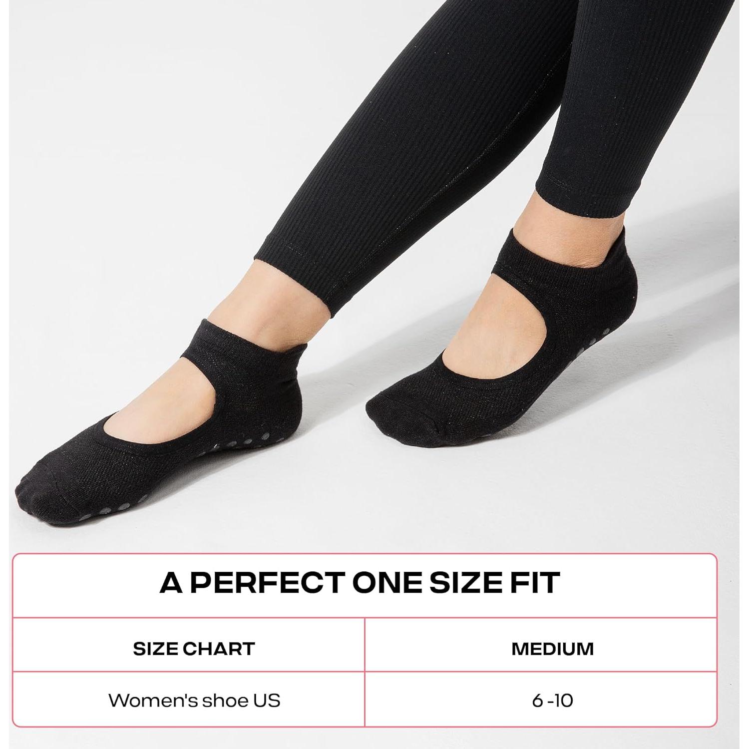 Calcetines COOLMATE Antideslizantes para Pilates y Yoga - Mujeres