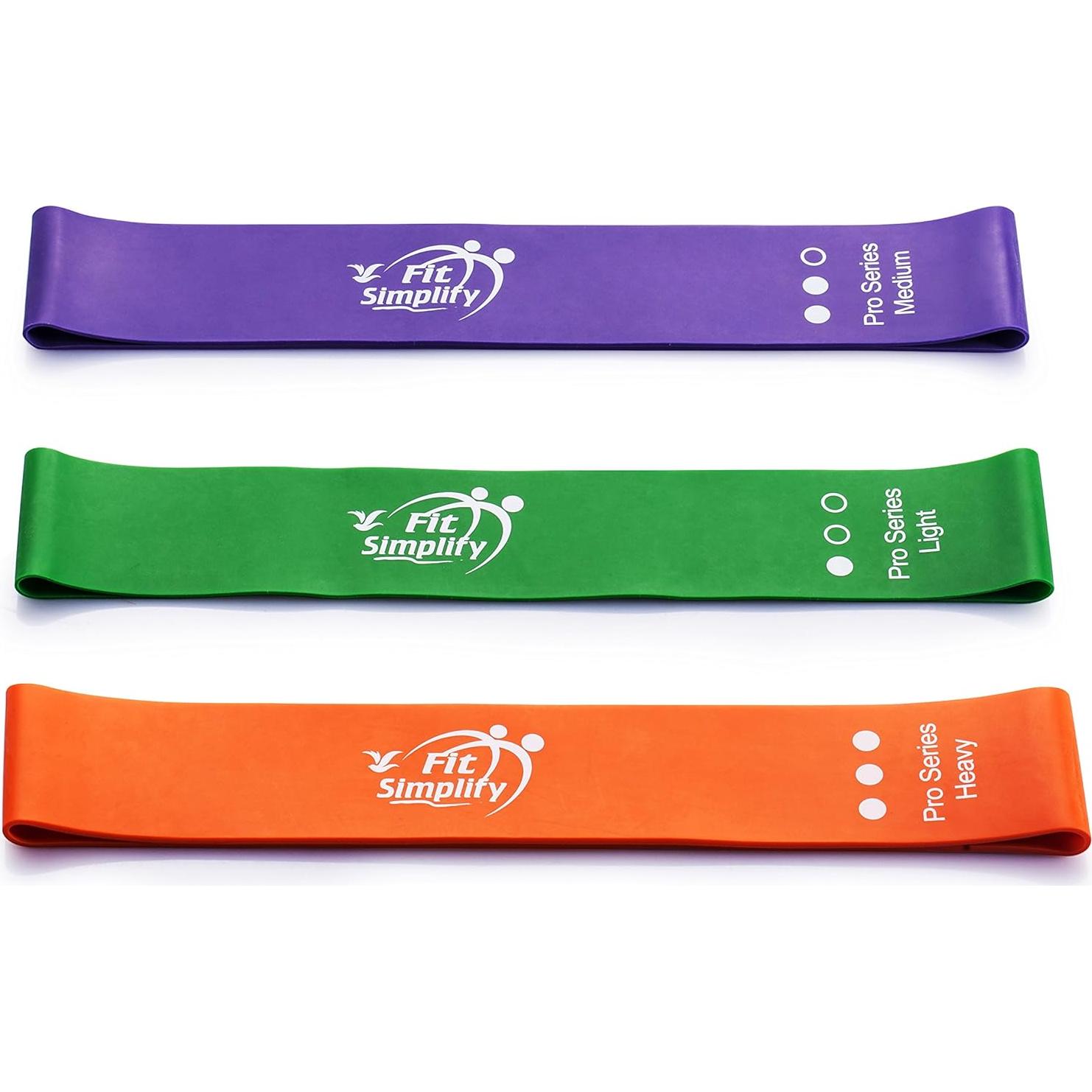 Set de 3 Bandas de Resistencia Fit Simplify Pro Series