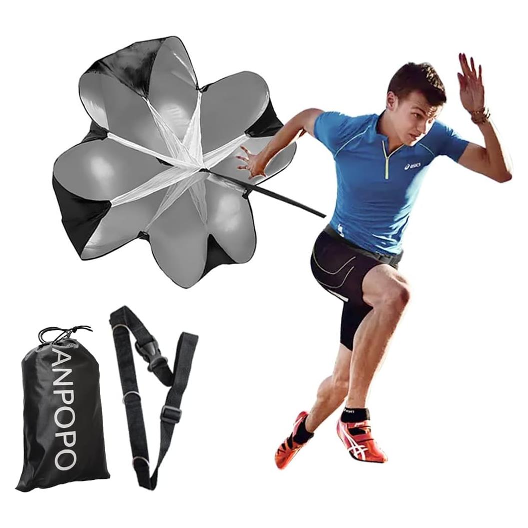 Paracaídas de Resistencia Bfsmile 142 cm con Cinturón Ajustable