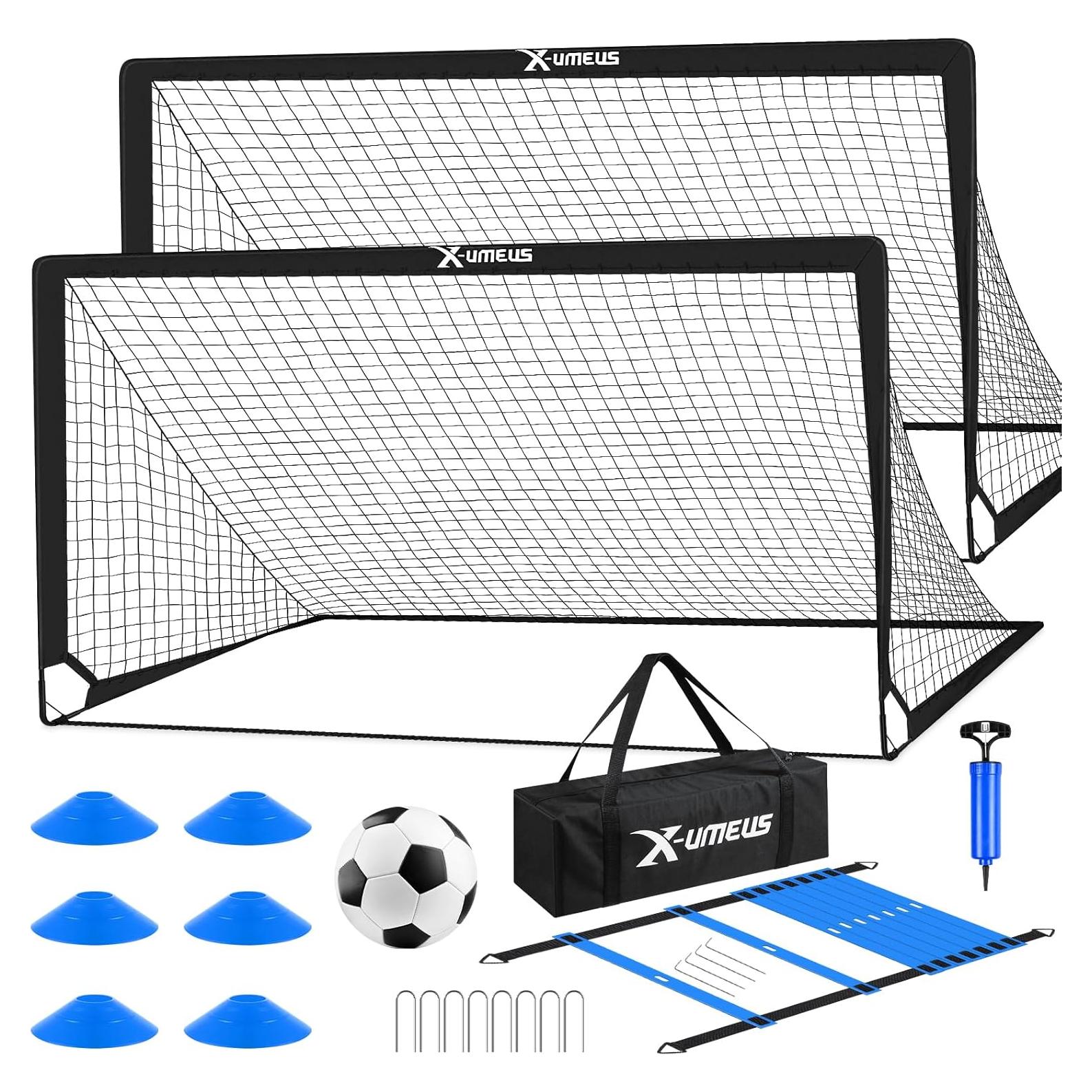 Portería de Fútbol X-UMEUS 6x4 pies para Niños - Set de 2