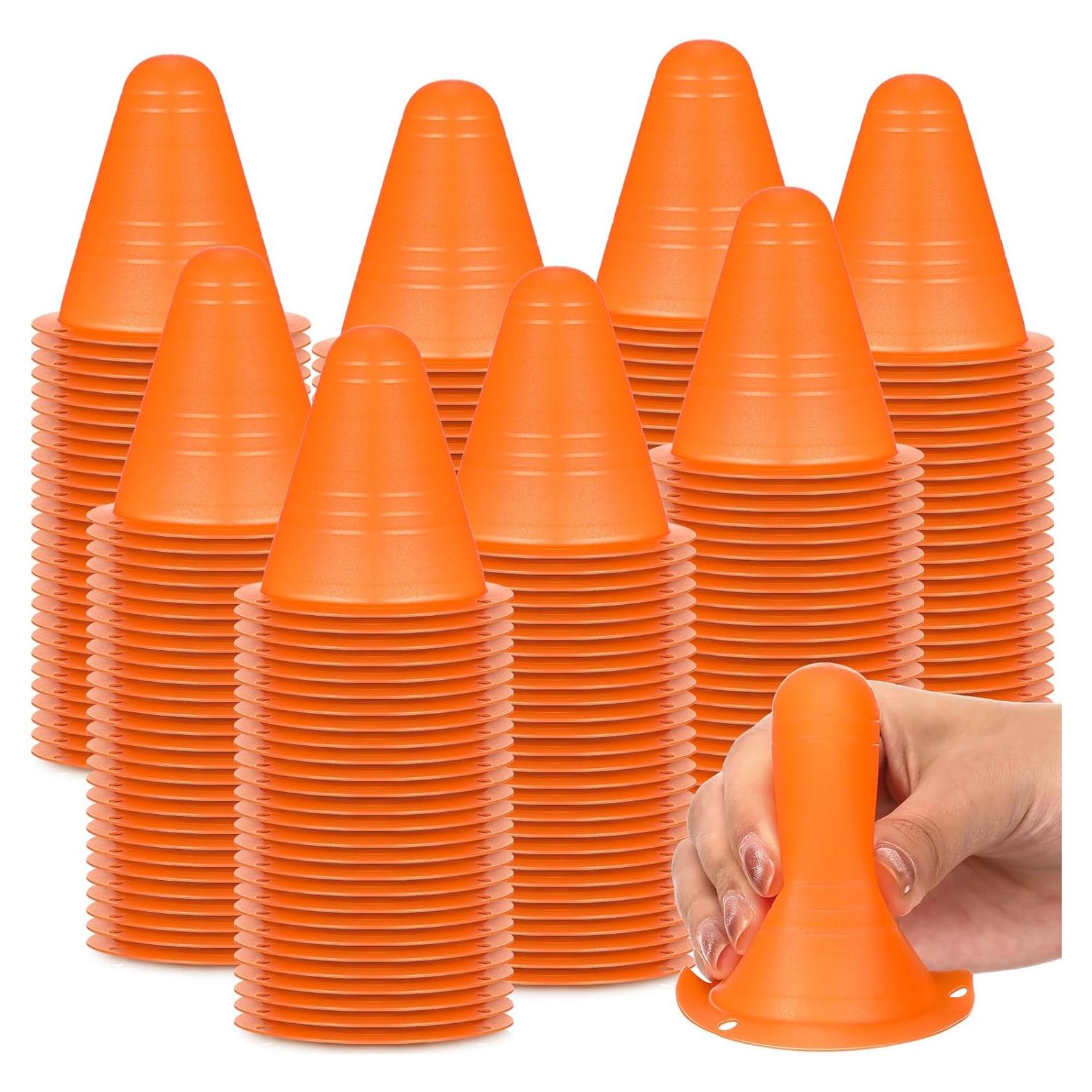 Conos de Agilidad Mini Syhood 240 Pcs 8 cm Naranjas