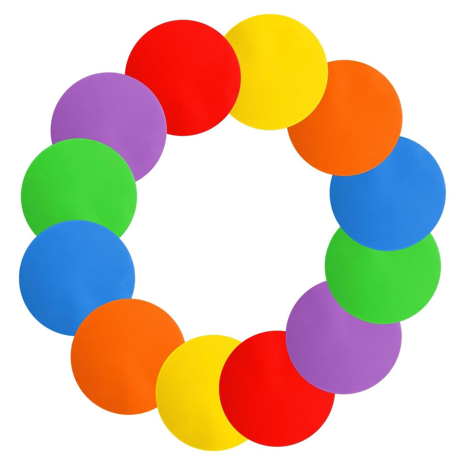 Conos de Entrenamiento HekouJiub 12 Pcs 23 cm Antideslizantes