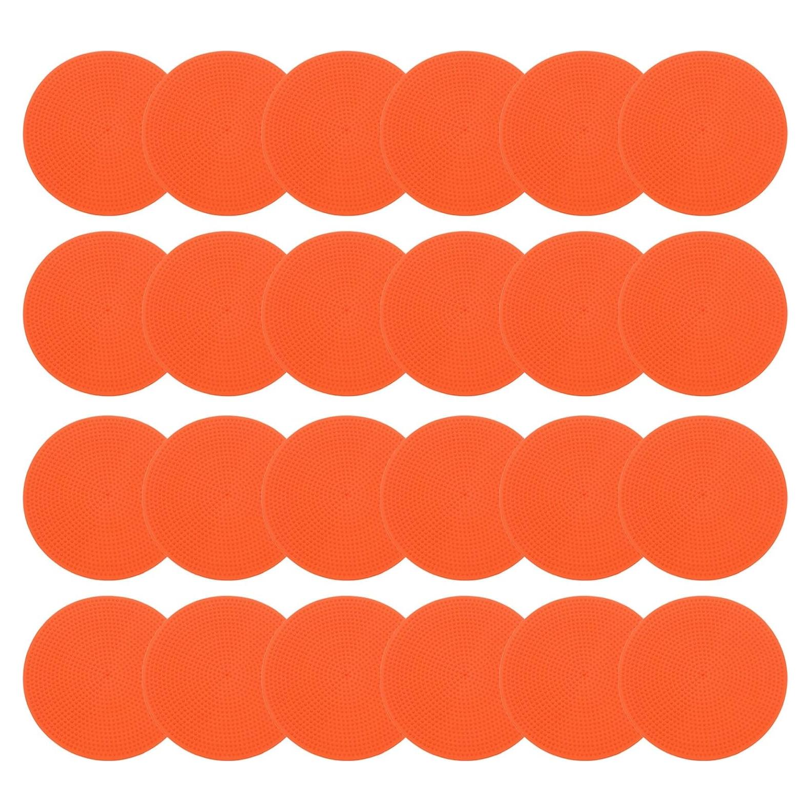 Marcadores de Piso PATIKIL 10 cm TPE Antideslizantes 24 Pzas