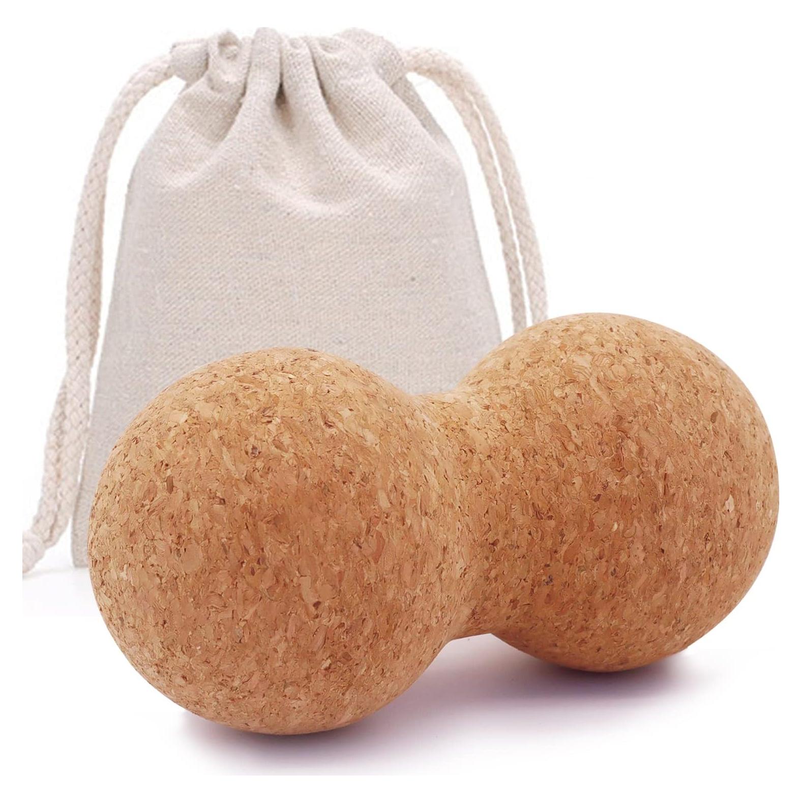 Bola de Masaje de Corcho KITWILD para Alivio Muscular 1 Paquete