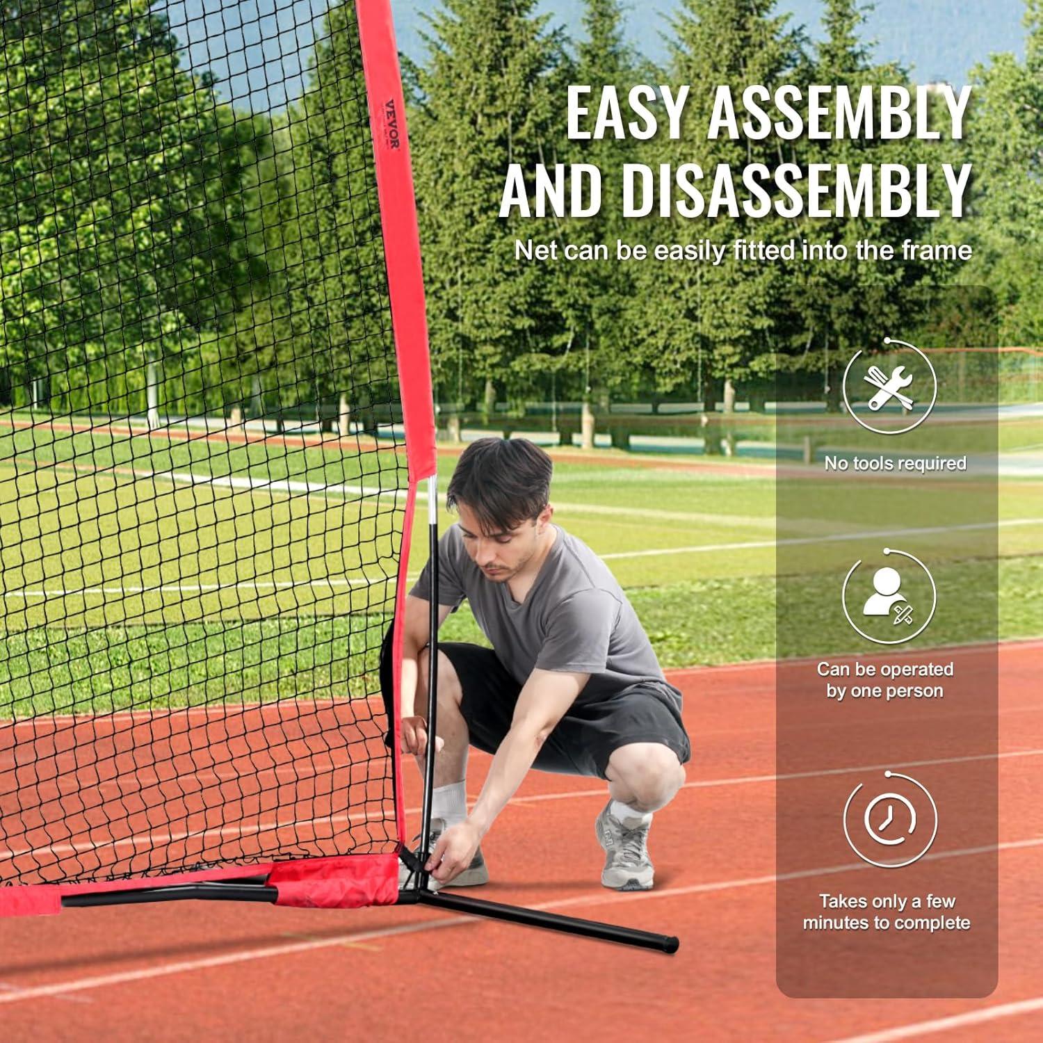 Red de Respaldo de Barricada VEVOR 4.88x3.05m Multi-Deporte