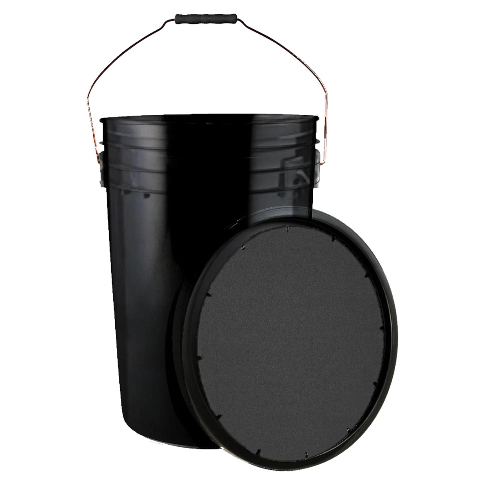 Cubeta de Pelotas 6 Galones Champion Sports con Tapa Acolchada