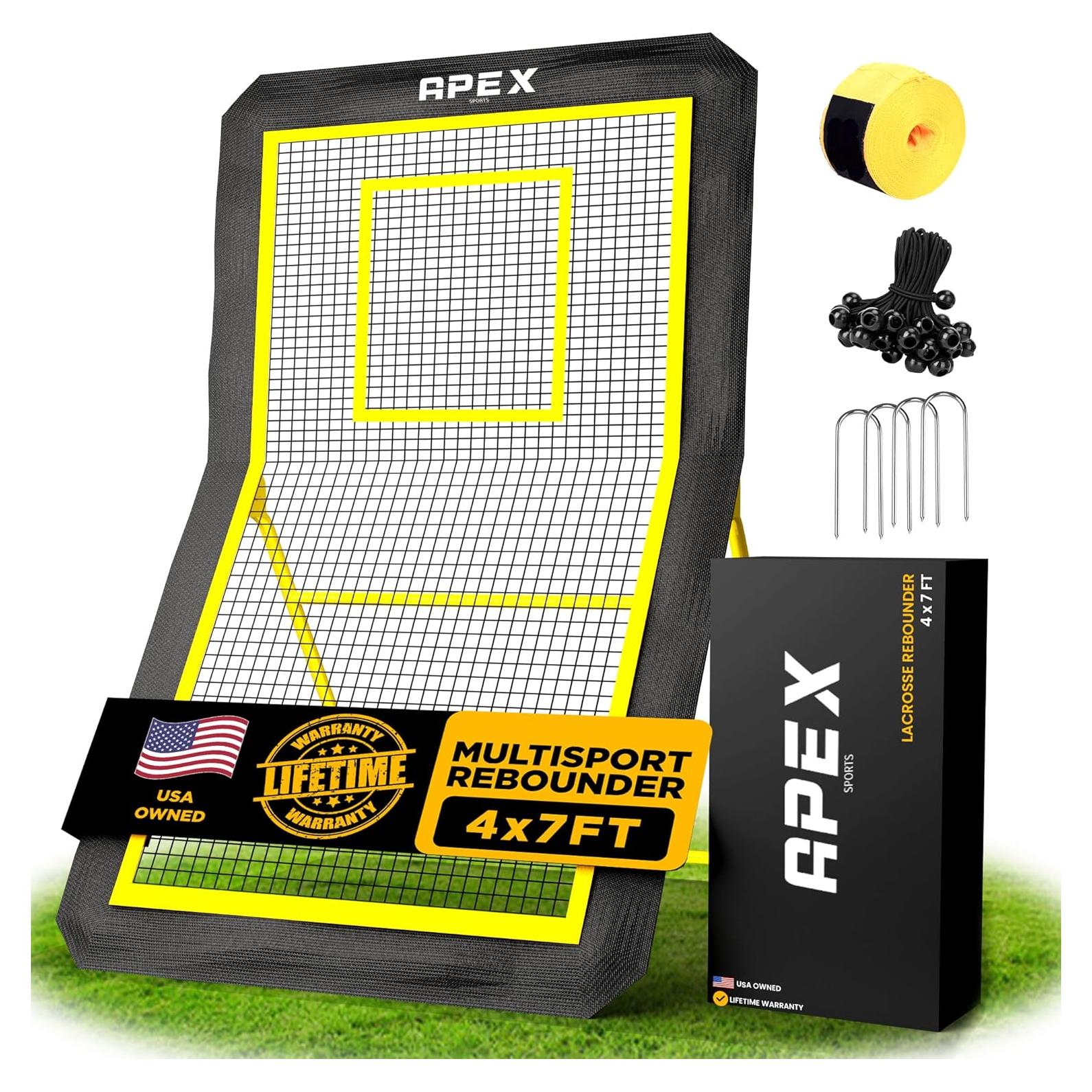 Rebotador de Lacrosse Apex Sports AP005 1.22x2.13m Ajustable