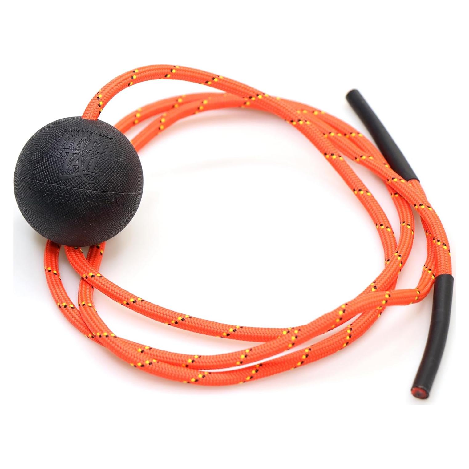 Pelota de masaje Tiger Tail 1.7 cm con cuerda de 127 cm
