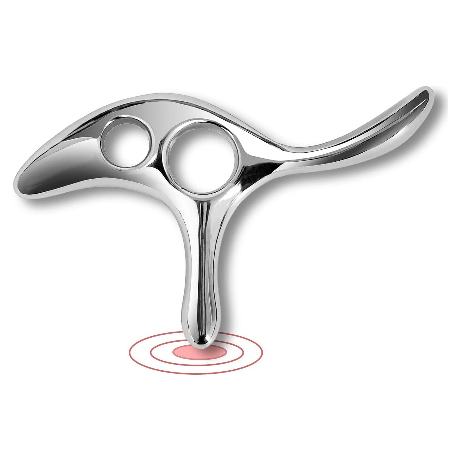 Herramienta de Masaje Gua Sha BYYDDIY con Protector de Pulgar