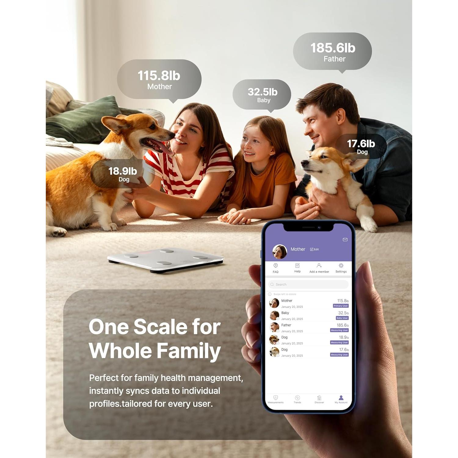 Báscula Inteligente FITINDEX 180kg Bluetooth con IMC y Grasa