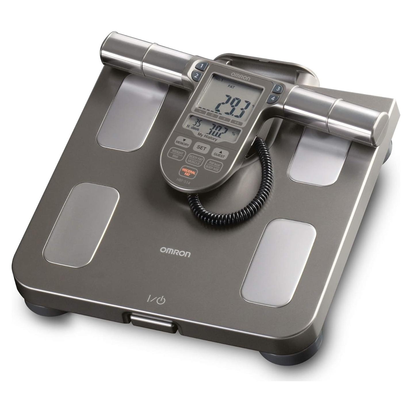 Monitor y Balanza de Composición Corporal Omron HBF-514C - Peso hasta 149.68 kg