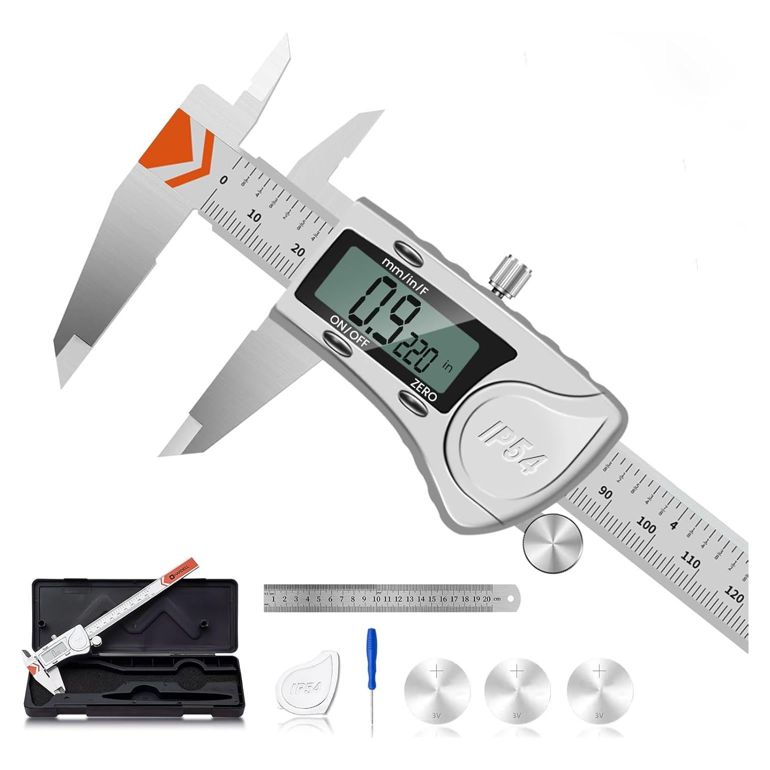 Calibre Digital HARDELL IP54 Acero Inoxidable 0-150mm