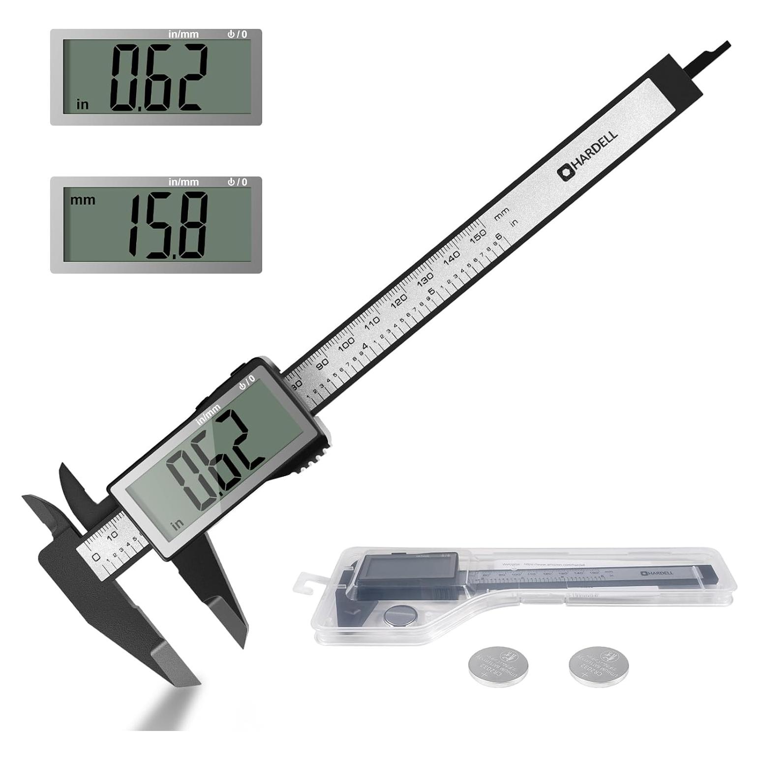 Calibrador Digital HARDELL 0-150mm Pantalla LCD Grande