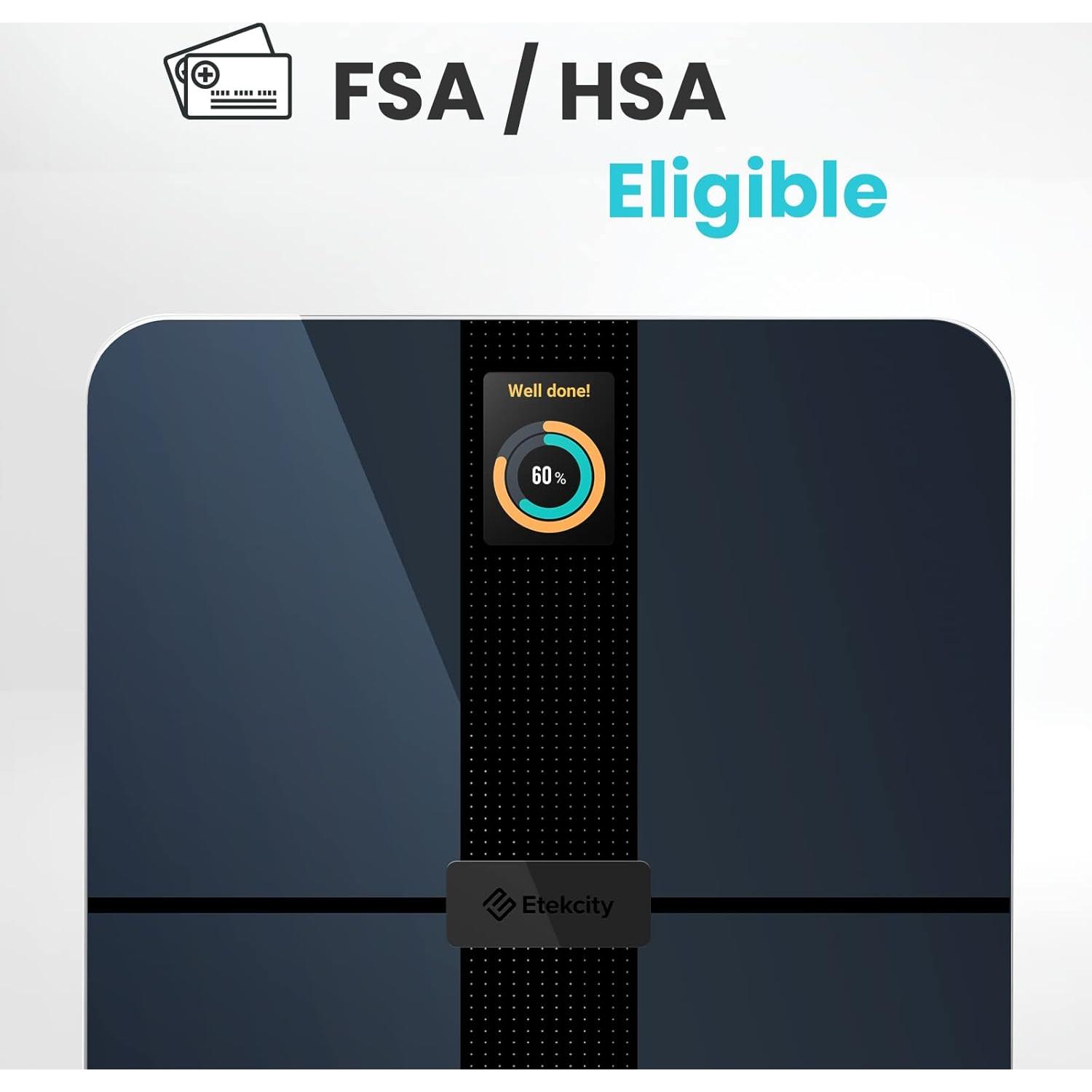 Báscula Inteligente Etekcity EFS-A591S-KUS para Peso y Grasa