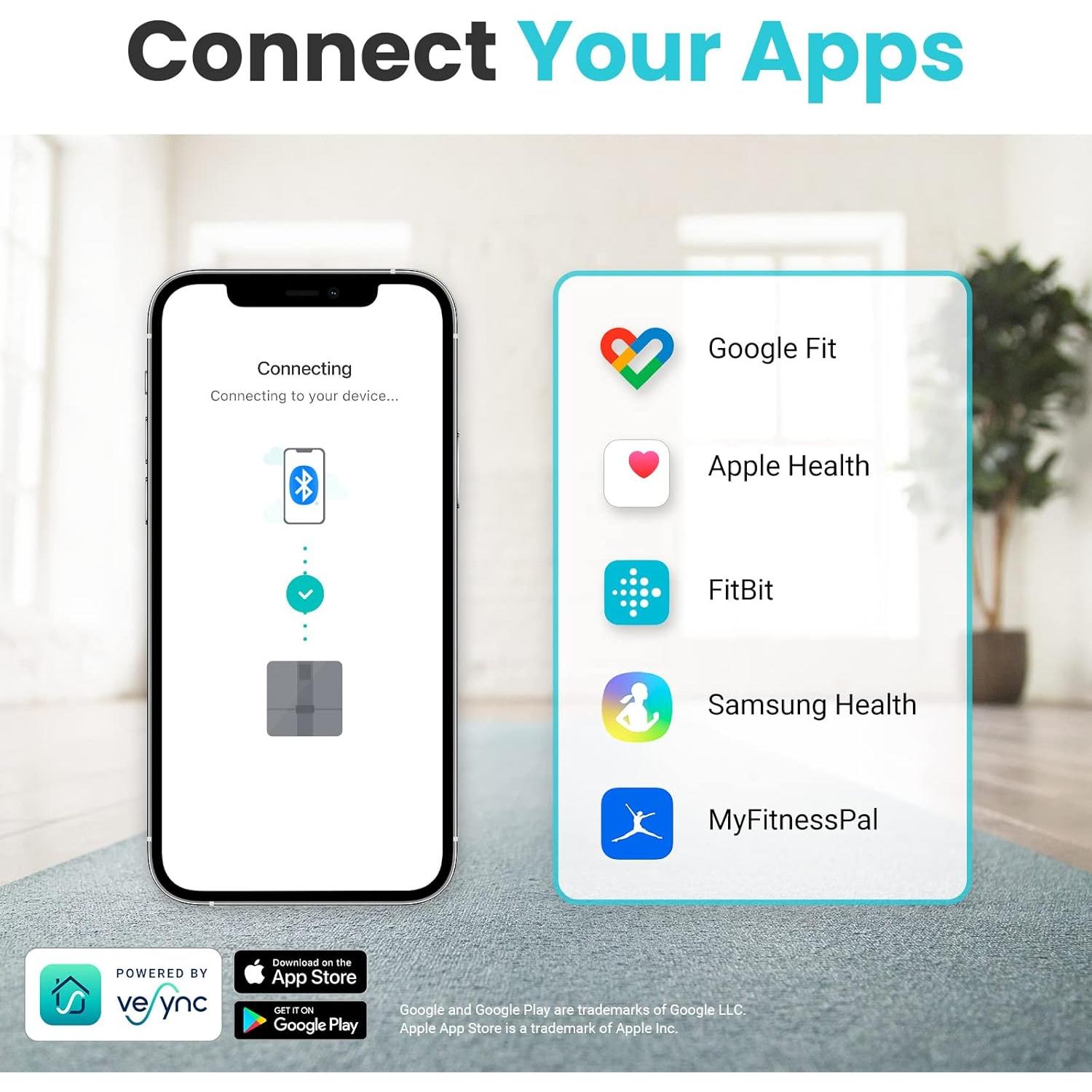 Báscula Inteligente Etekcity EFS-A591S-KUS para Peso y Grasa
