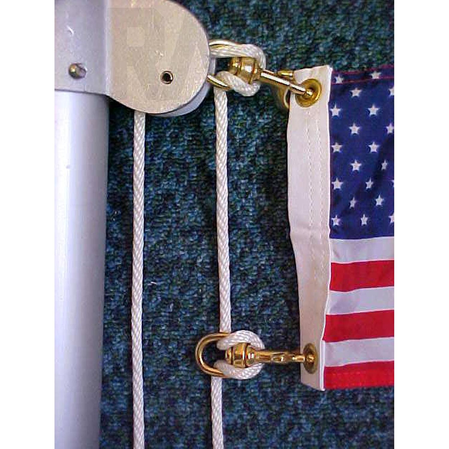 Cuerda de Nylon Paracord 550 RamPro 80 pies 6.35 mm Blanca