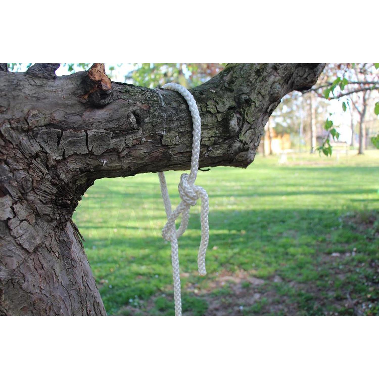 Cuerda de Nylon Paracord 550 RamPro 80 pies 6.35 mm Blanca